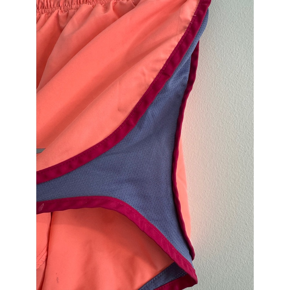 Nike‎ Dri-FIT Tempo Shorts Womens Small neon Mesh Running Activewear - Picture 3 of 5